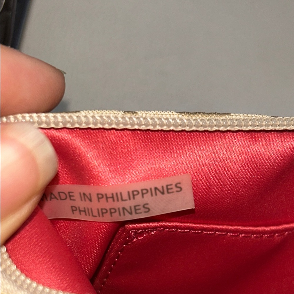 Coach Tan and Pink Wristlet Clutch - Picture 8 of 9